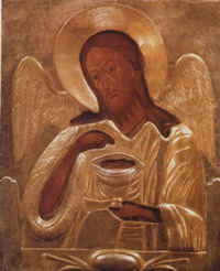 Святой Иоанн Креститель. Икона деисусного чина из келлии преподобного Серафима, переданная батюшкой в благословение Мельничной общине