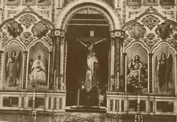 Иконостас Троицкого собора Серафимо-Дивеевского монастыря. Фото нач. XX в.